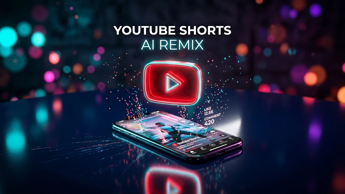 YouTube Shorts 的 AI 创作工具正在改变 Remix 逻辑